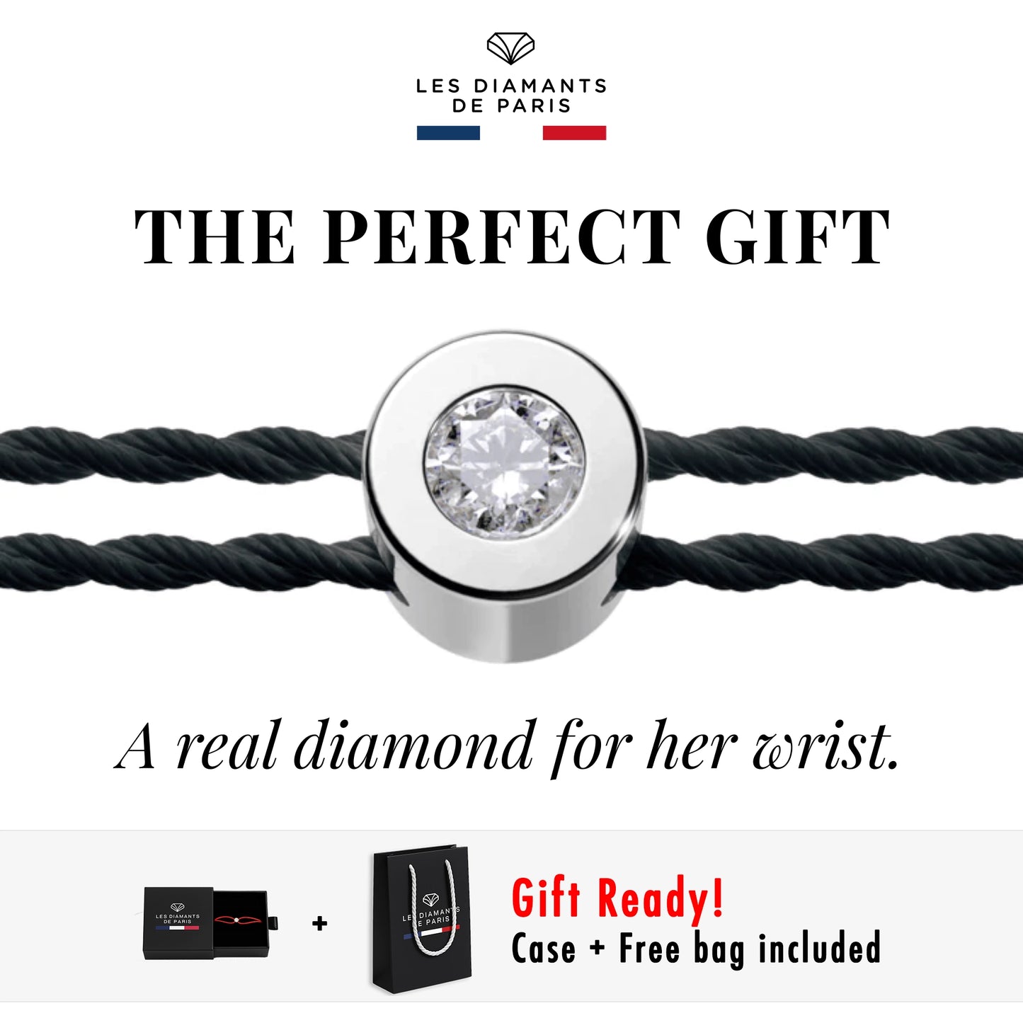 Parisian Solitaire Silver and Diamond